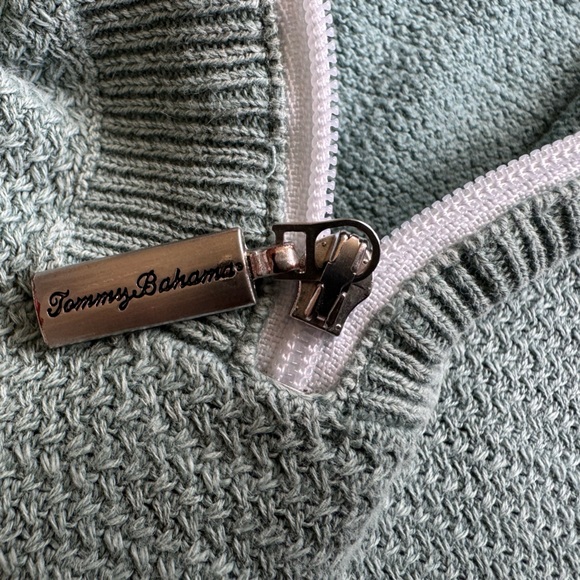 TOMMY BAHAMA SWEATER XXL. HALF ZIP. 100% COTTON. EXCELLENT CONDITION. - Picture 13 of 15